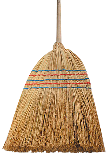 Balai En Paille De Riz Tressé à Main - Manche Amovible 67 Cm, Doux Pour Sols Intérieurs Et Extérieurs, Nettoyage Naturel - 2